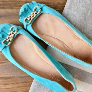 Aldo Turquoise Flats